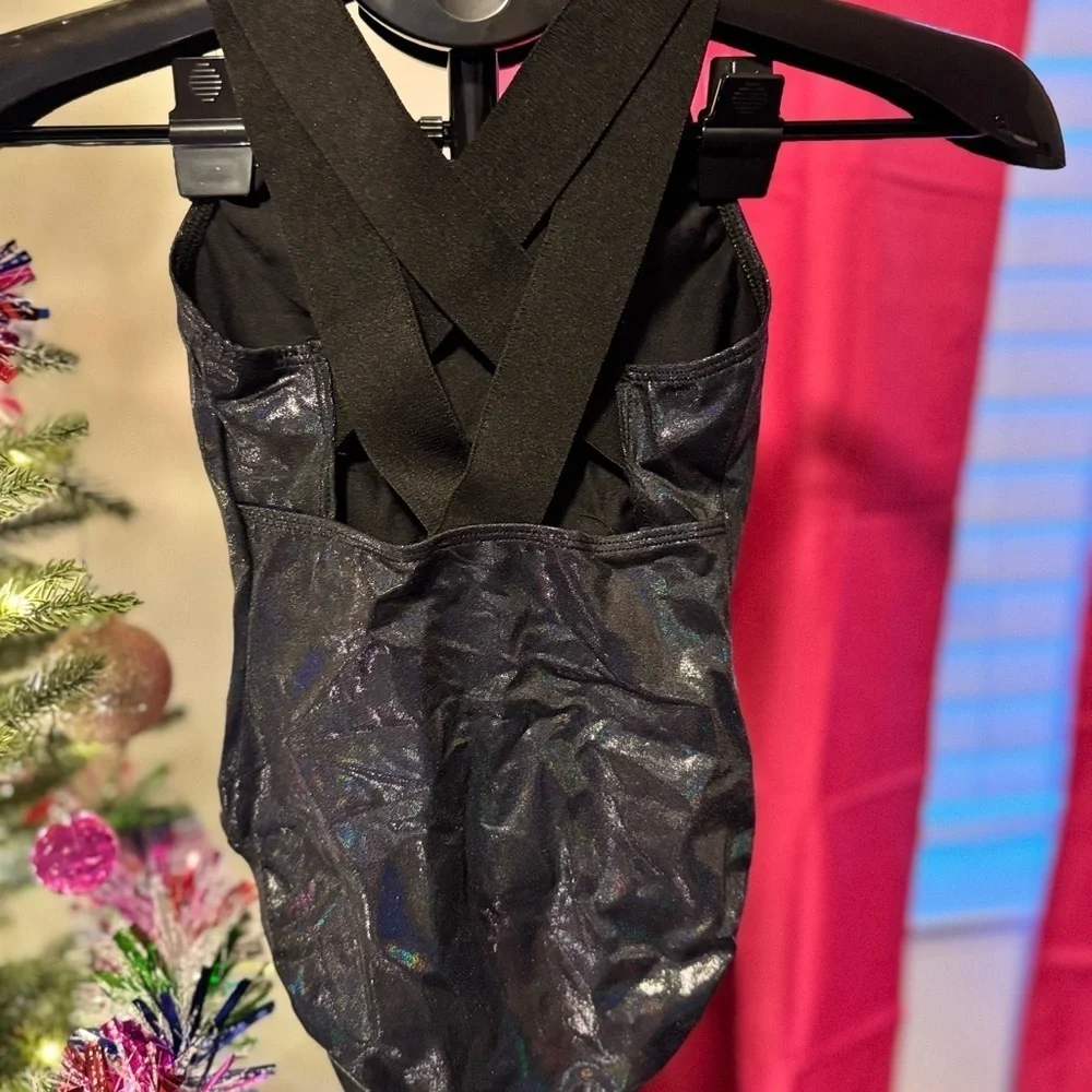 W&M Black Gymnastics Leotard